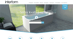 Desktop Screenshot of interform.no